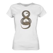Laden Sie das Bild in den Galerie-Viewer, III - X Serpent Flow – The Quiet Alchemy Collection - Ladies Premium Shirt