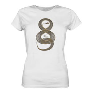 III - X Serpent Flow – The Quiet Alchemy Collection - Ladies Premium Shirt
