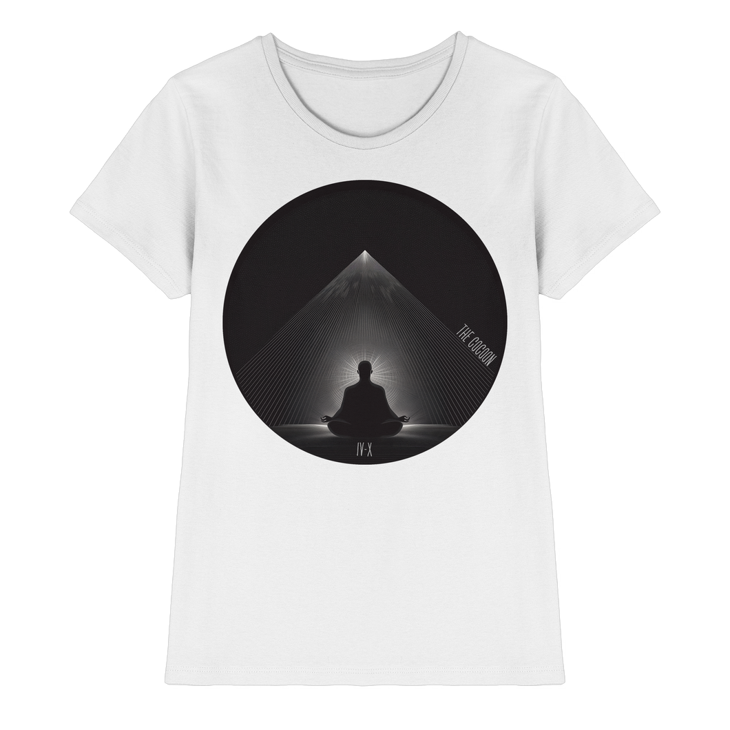 IV - X The Cocoon – The Quiet Alchemy Collection  Beschreibung: - Ladies Premium Shirt