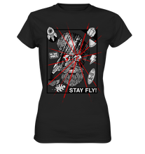 Laden Sie das Bild in den Galerie-Viewer, Stay fly - Ladies Premium Shirt