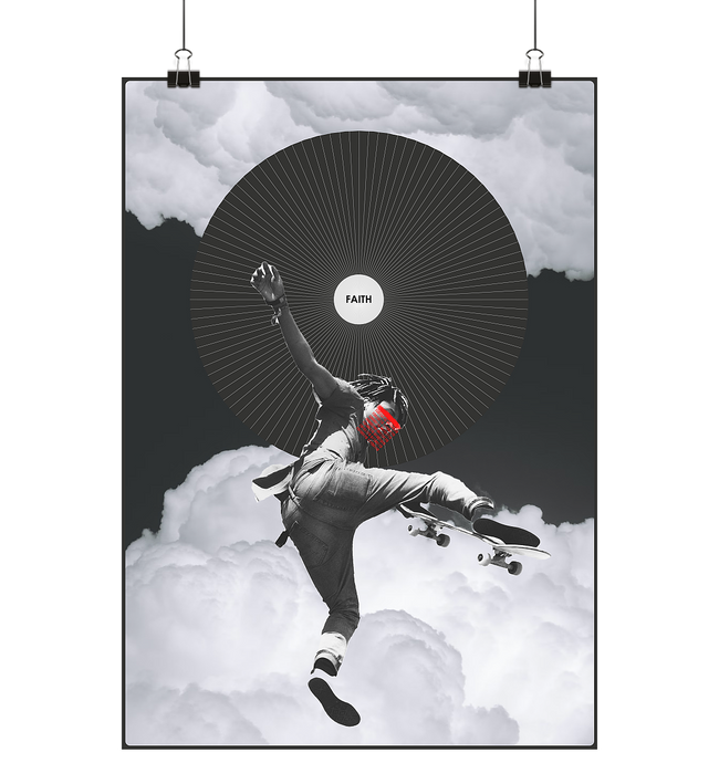 Digital Refuge Faith - Poster Din A1 (hoch)