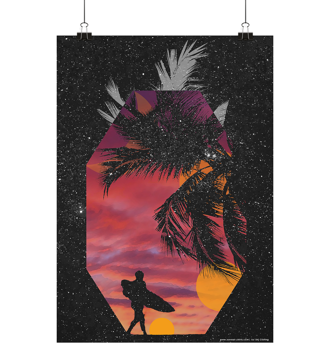 Space Sunrise - Poster Medium (A2+)